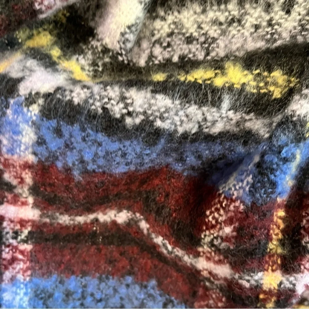 BP. Multi Colored Plaid Shawl Scarf